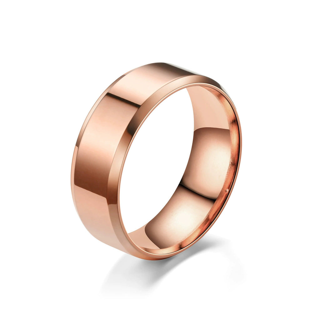 Herren Schmuckring mit eleganter, zweifarbiger Oberflächenstruktur Shop Nory