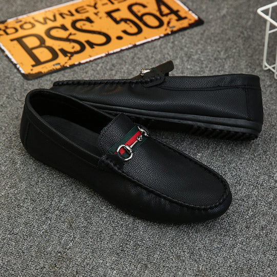 Herren Elegante Mokassins mit Zierschnalle