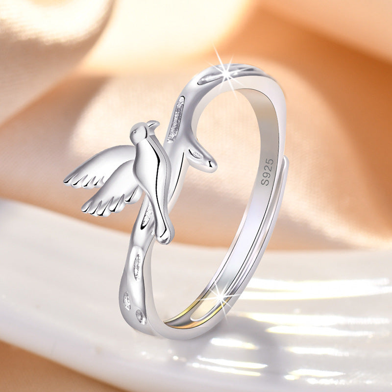 Damenring mit elegantem Wellenmuster Shop Nory