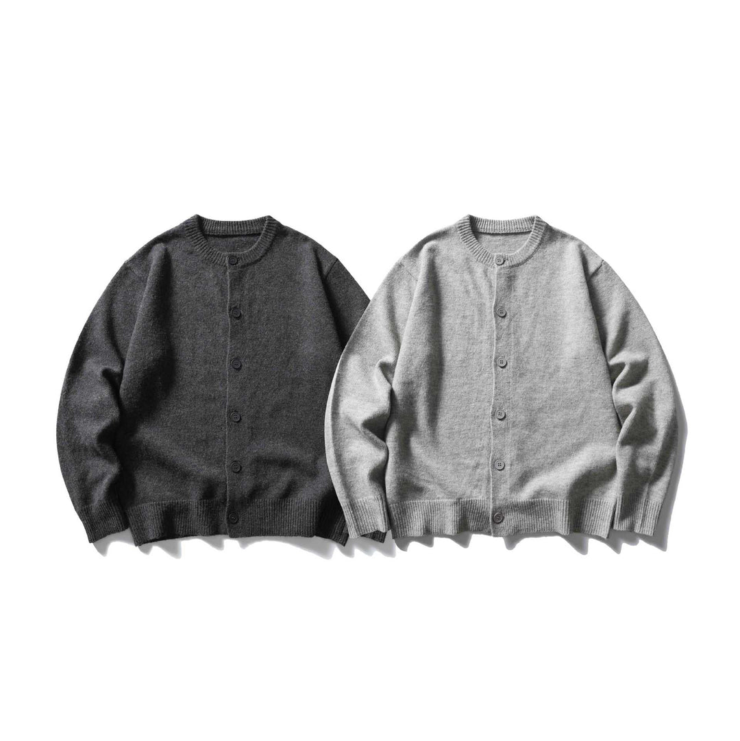 Damen Feinstrick-Cardigan mit Rundhalsausschnitt, durchgehender Knopfleiste und breiten Rippbündchen Shop Nory