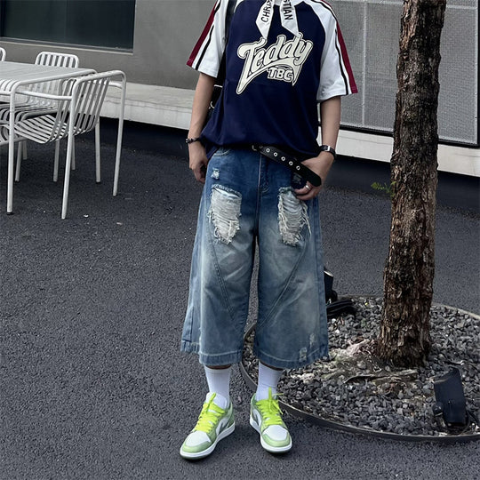 Herren Trendige Weitbein-Jeans Shop Nory