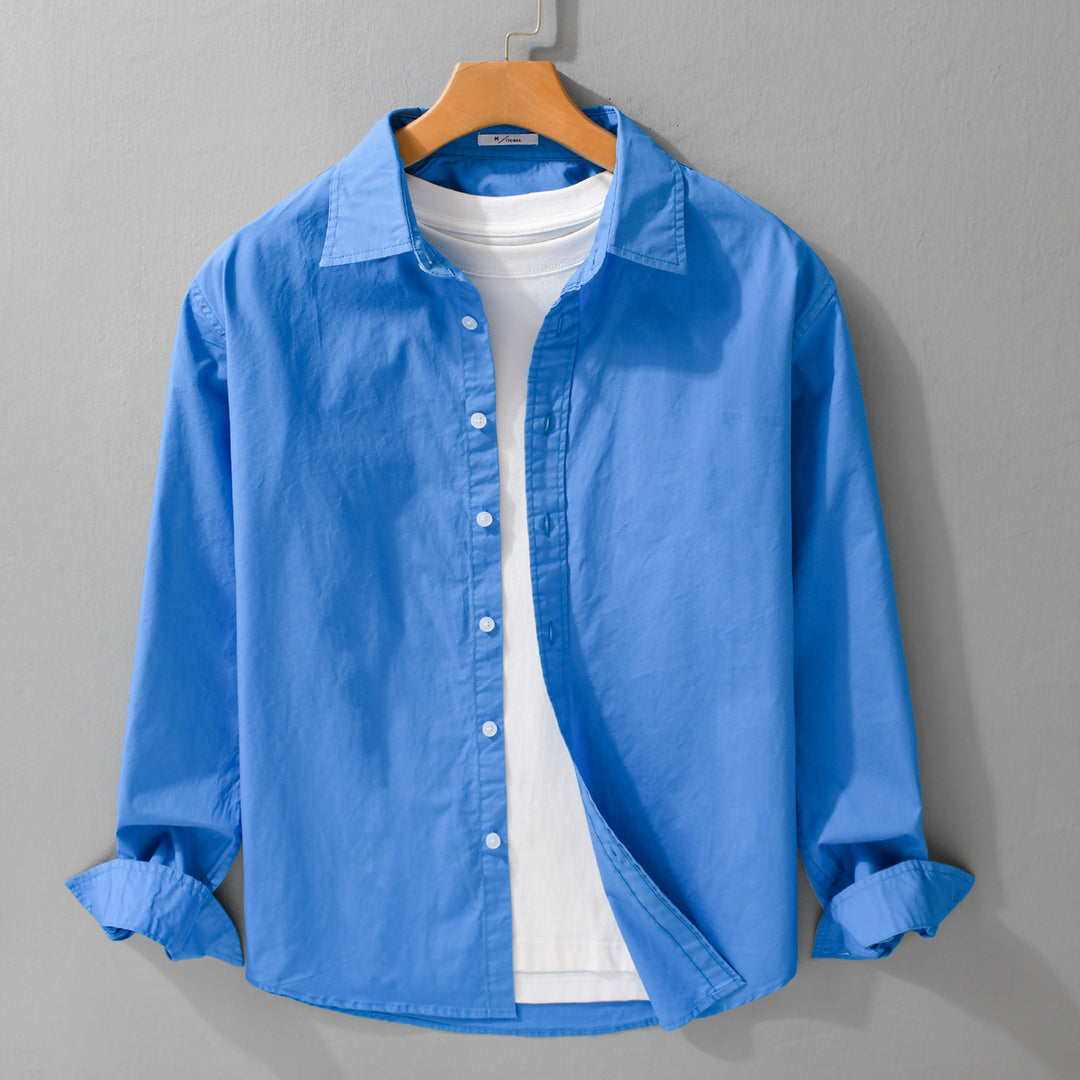 Herren Lässiges Layering-Hemd mit integriertem T-Shirt-Einsatz Shop Nory