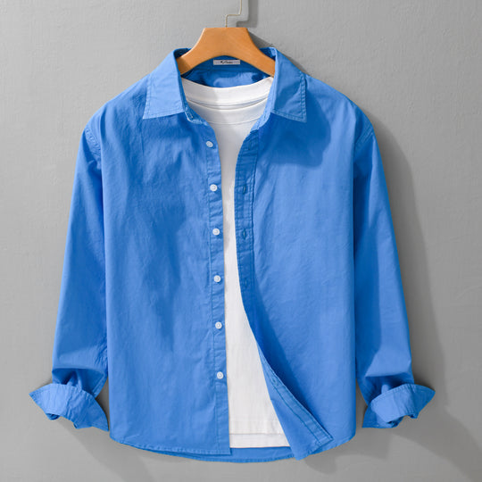 Herren Lässiges Layering-Hemd mit integriertem T-Shirt-Einsatz Shop Nory