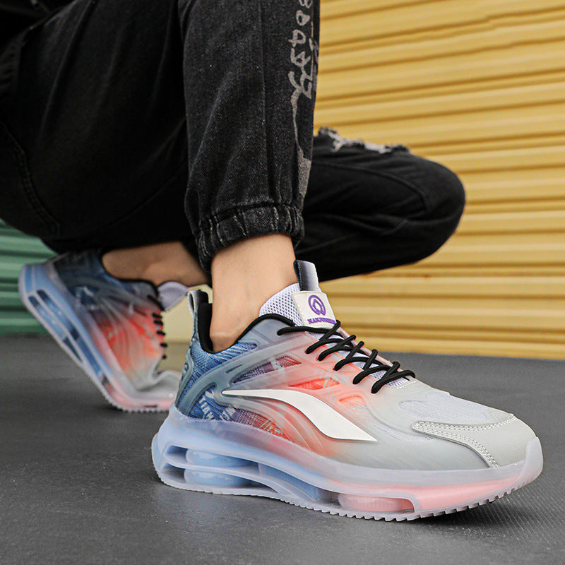 Unisex Futuristische luftgepolsterte leistungsorientierte Sneaker mit transparenter Sohle Shopy Nory