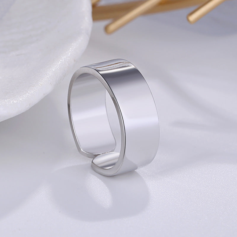 Damen Offener Ring mit kunstvollem Blattdesign Shop Nory