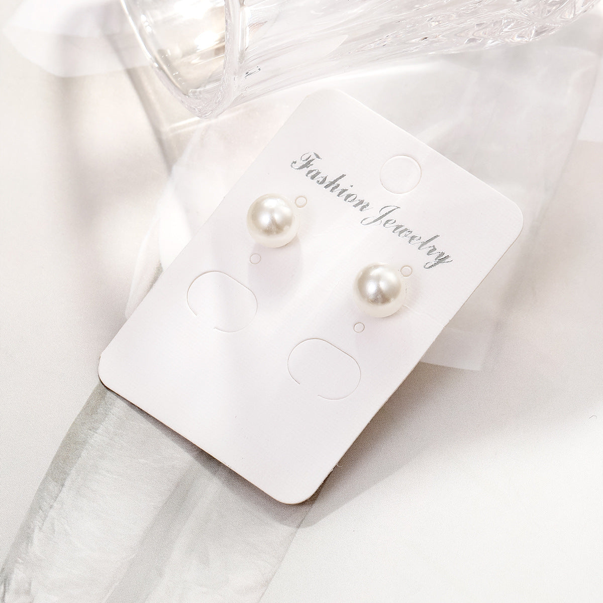 Damen Ohrstecker mit eleganten Perlenkugeln Shop Nory