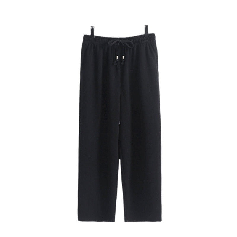 Unisex Gefütterte Fleece-Jogginghose mit elastischem Bund Kordelzug und schmalem Knöchelbündchen Shop Nory