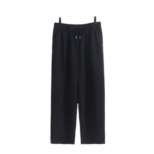 Unisex Gefütterte Fleece-Jogginghose mit elastischem Bund Kordelzug und schmalem Knöchelbündchen Shop Nory