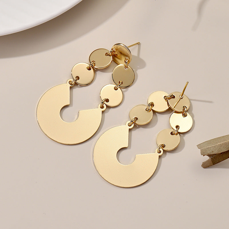 Damen Ohrringe mit modernem geometrischen Design Shop Nory