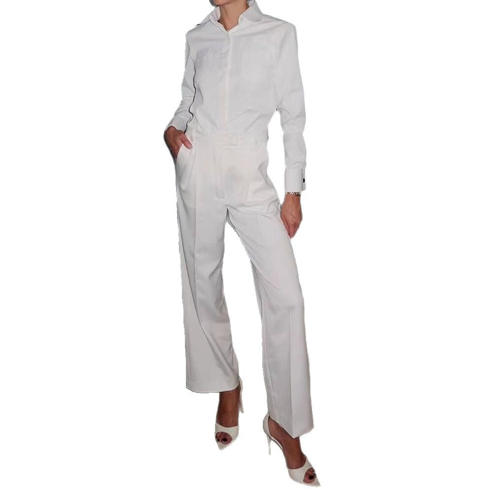 Damen Eleganter Jumpsuit mit tailliertem Schnitt und praktischen Taschen