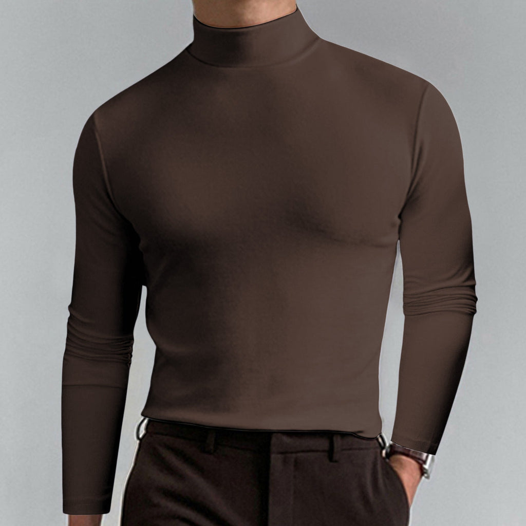 Herren Hochwertiger Rollkragenpullover ShopNory