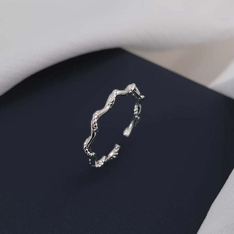 Damen Wellenring aus hochwertigem Silber mit einzigartigem Design Shop Nory