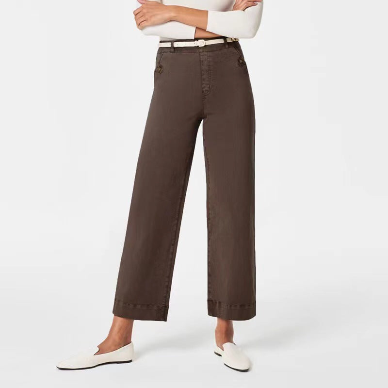 Damen weite Baumwollhose