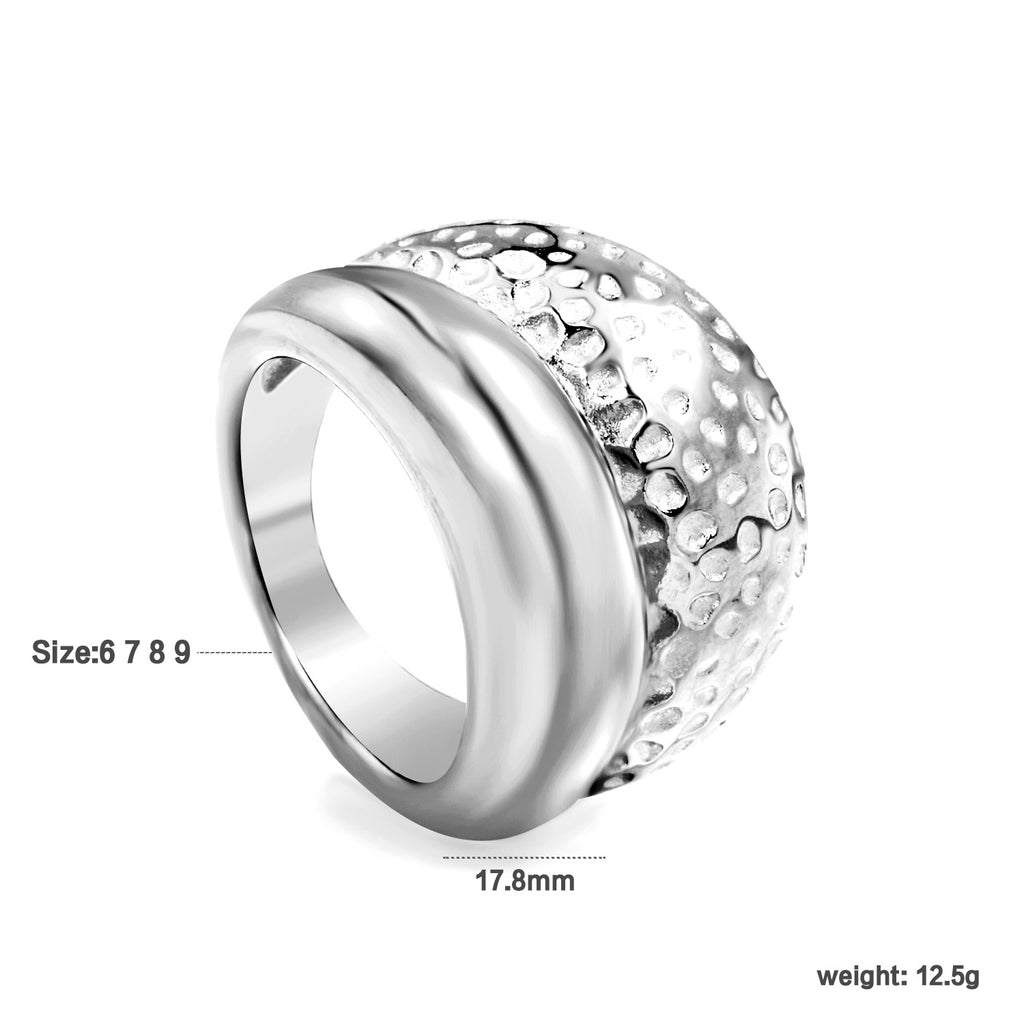 Damen Ring mit modernem, geschwungenem Knoten-Design Shop Nory
