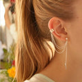 Damen Ohrschmuck mit filigranen Ketten und elegantem Design Shop Nory