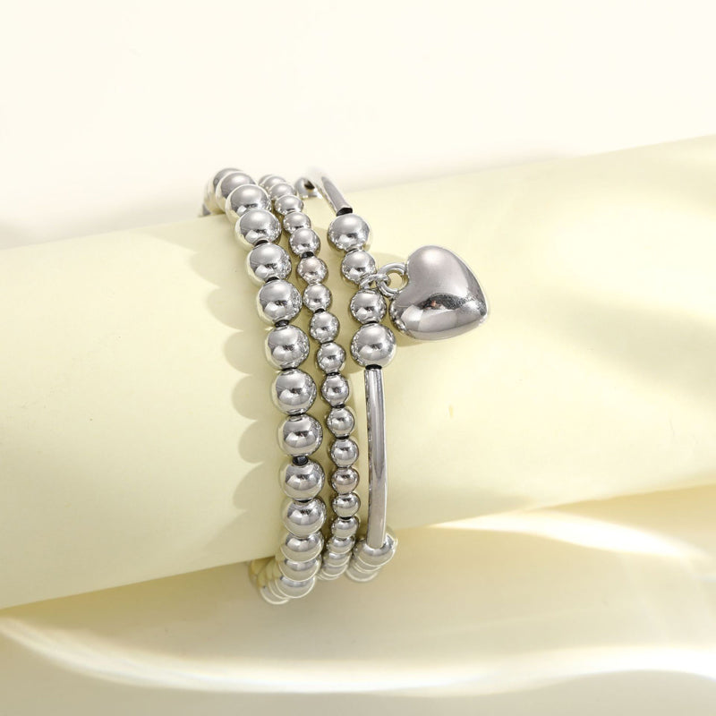Herz Perlenarmband | Shop Nory