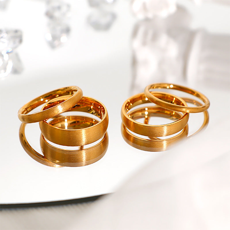 Damen filigraner Ring mit glänzendem Finish Shop Nory