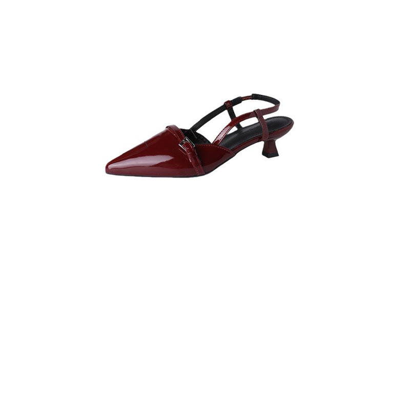 Damen Slingback-Pumps mit elegantem spitzen Design und verstellbaren Riemchen