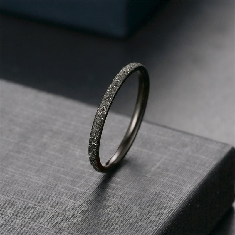 Herren Ring mit funkelndem, strukturiertem Oberflächenfinish Shop Nory