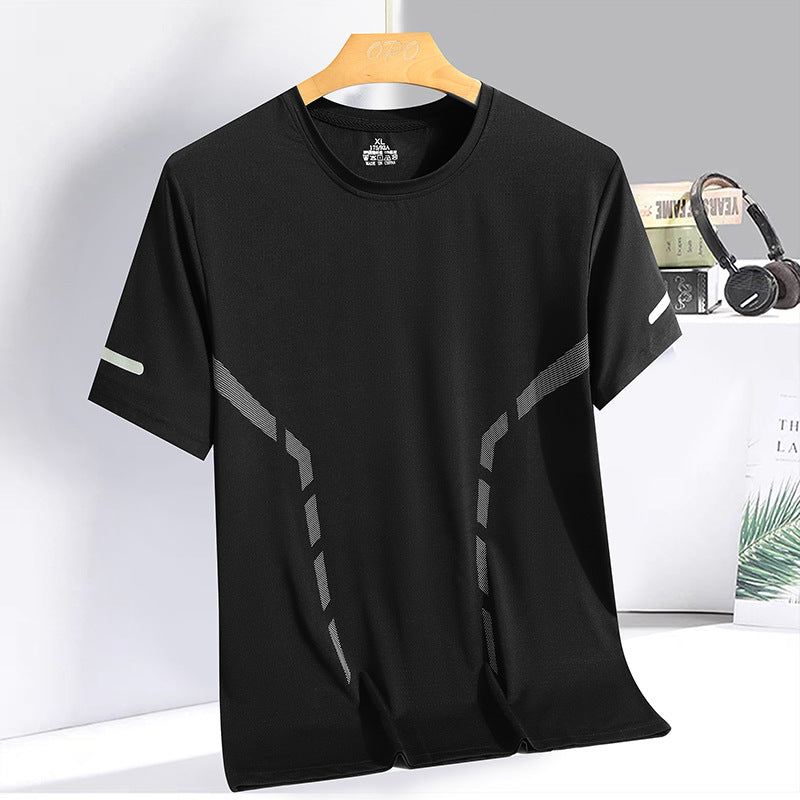 Herren nan atmungsaktives Funktions-T-Shirt aus Mikrofasern mit Belüftungszonen Shopnory