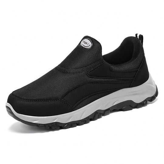 Damen nan sportlicher Slip-On Trekking-Sneaker mit atmungsaktivem Textiloberteil, elastischem Einstieg und profiliertem Outdoor-Laufsohle Shop Nory