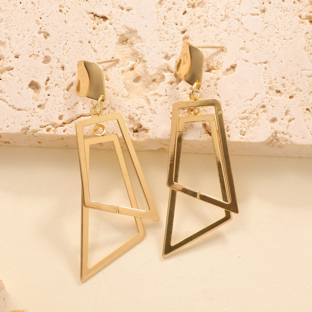 Damen Hängende Ohrringe im modernen geometrischen Design Shop Nory