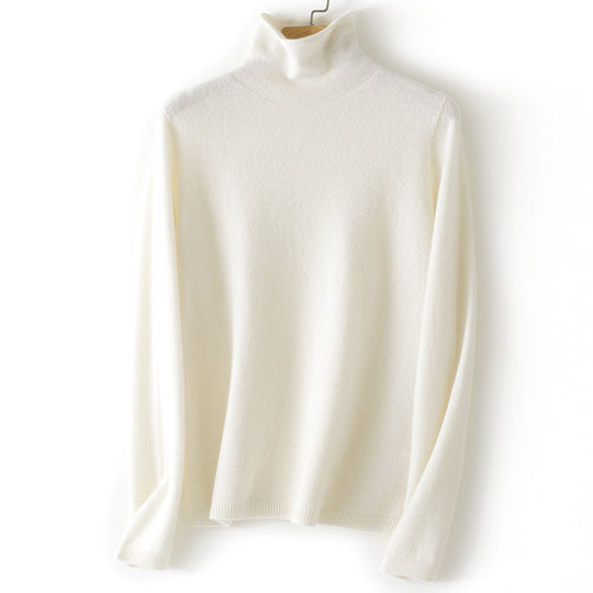 Damen Feinstrick Rollkragenpullover aus Kaschmirmischung leicht oversized Shop Nory