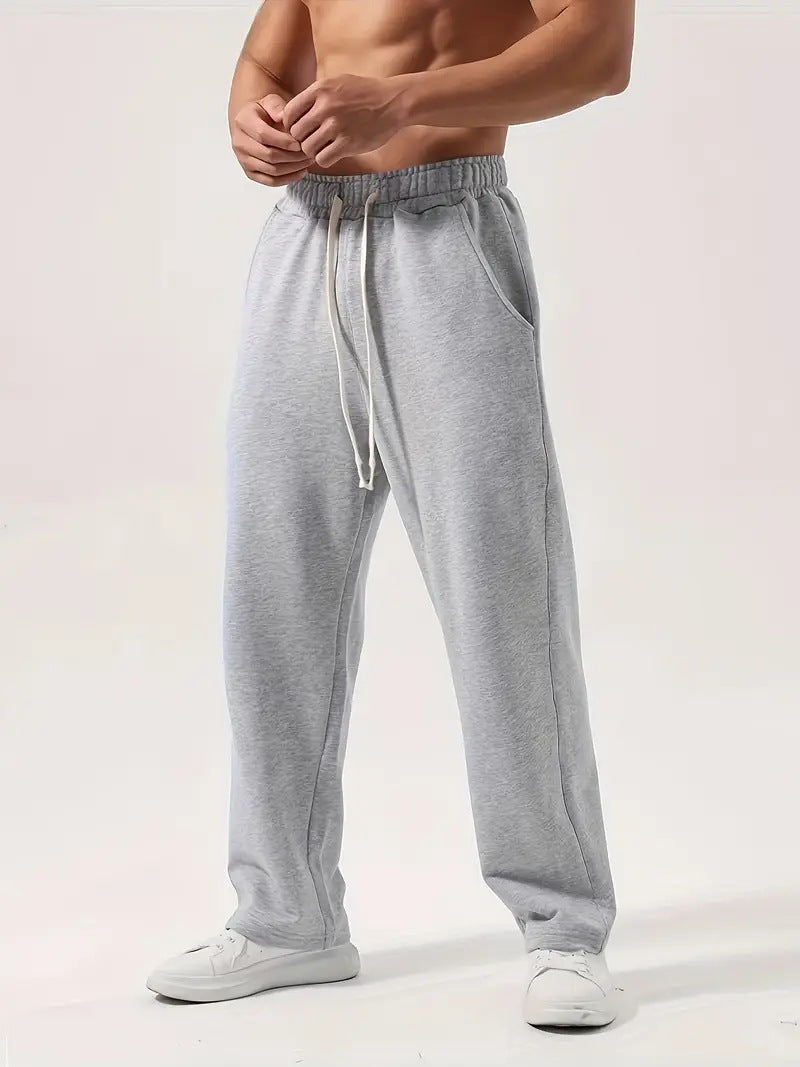 Herren nan locker sitzende Jogginghose aus Baumwollmischung mit elastischem Bund und Seitentaschen Shop Nory