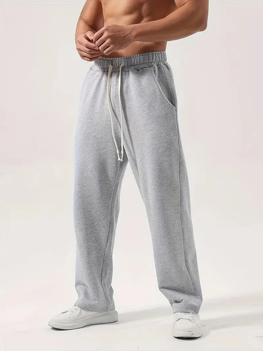 Herren nan locker sitzende Jogginghose aus Baumwollmischung mit elastischem Bund und Seitentaschen Shop Nory