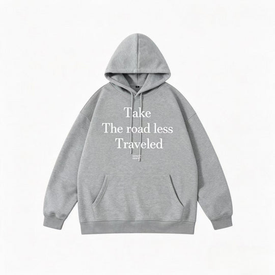 Unisex Oversize-Kapuzenpullover mit Statement-Print und Kängurutasche Shop Nory