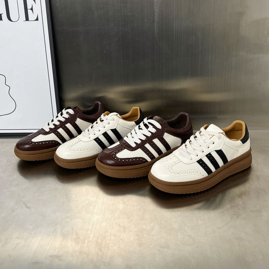 Damen sportliche Retro-Sneakers mit klassischem Design und atmungsaktiver Oberkonstruktion