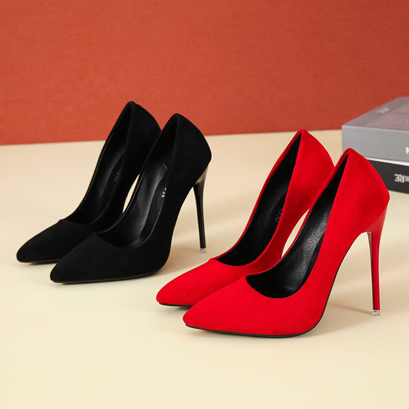 Damen High Heels mit elegantem stiletto Absatz und weichem Obermaterial Shopnory