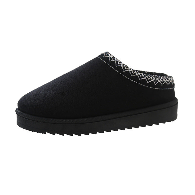 Damen Gefütterte Slipper‑Mules mit Teddyfutter und geflochtenem Saum Shop Nory
