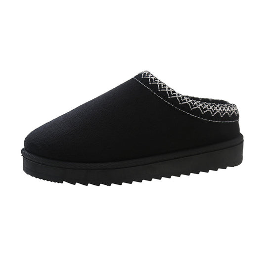 Damen Gefütterte Slipper‑Mules mit Teddyfutter und geflochtenem Saum Shop Nory