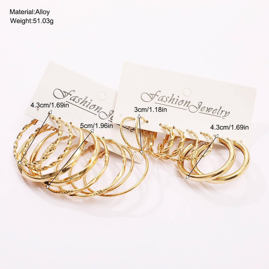 Damen Ohrstecker Set mit eleganten, geschwungenen und dekorativen Designs Shop Nory