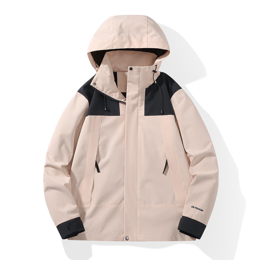 Herren Wetterfester Shell-Parka mit verstellbarer Kapuze und verdeckten Reißverschlüssen Shop Nory