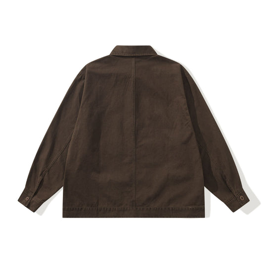Herren Boxy-Canvas Utility-Blousonjacke mit großen Pattentaschen Shop Nory