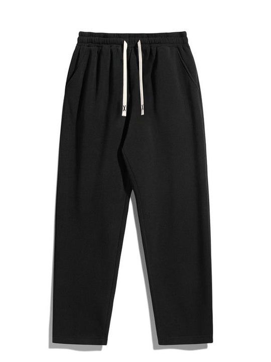 Herren Konisch zulaufende Fleece-Jogginghose mit elastischem Bund, Kordelzug & vorgeformten Knien Shop Nory