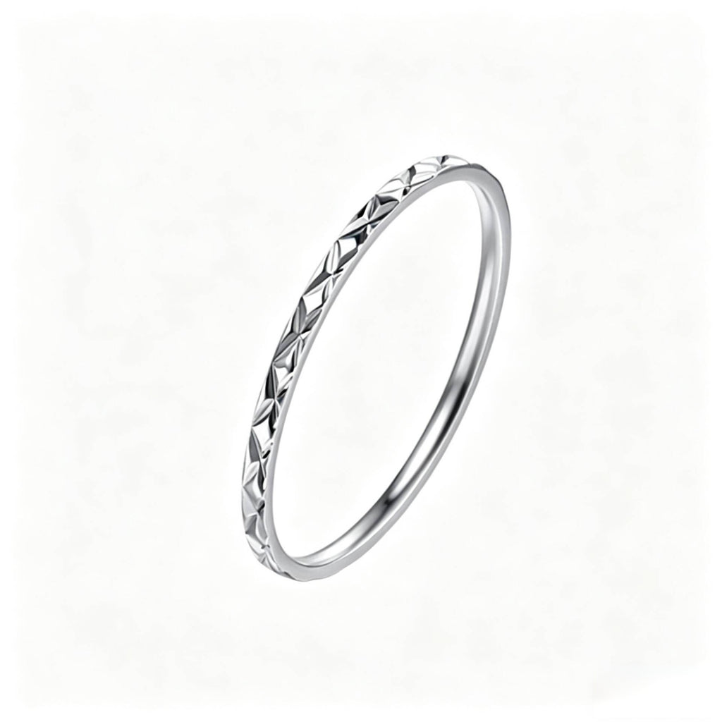 Damen Ring mit kunstvollem geometrischen Muster Shop Nory