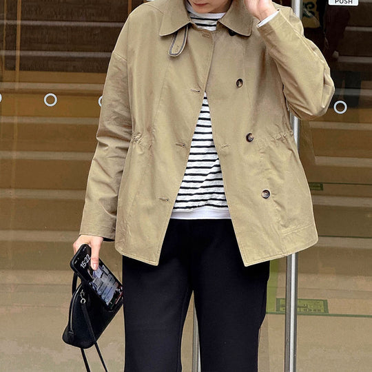 Damen Modische Kurzjacke mit hohem Kragen Shop Nory