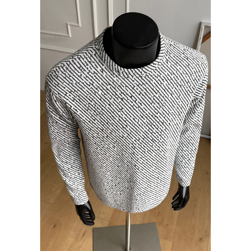 Herren Modischer Langarm-Pullover mit kreativen Mustern Shop Nory