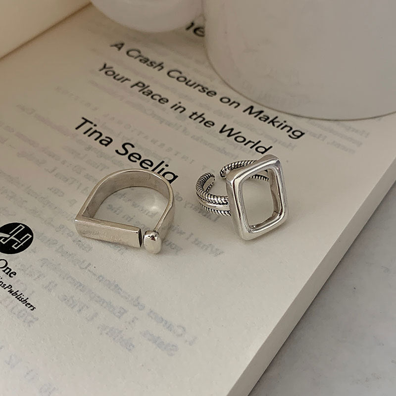 Damen Offener Ring mit modernem minimalistischen Design Shop Nory