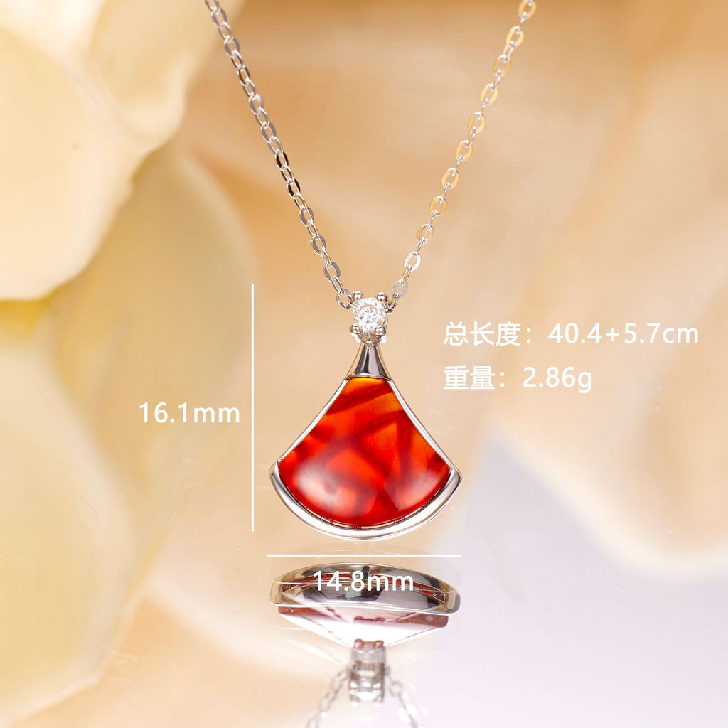 Damen elegante Halskette mit zeitgenössischem Anhänger Shop Nory