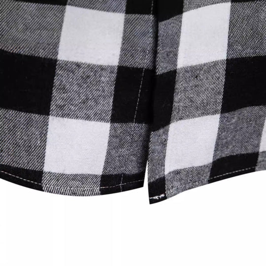 Herren Flanellhemden mit integriertem Kapuzen-Design und lässigem Look Shopnory
