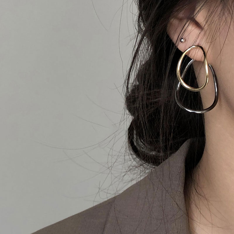 Damen Ohrringe mit modernem, organischem Design Shop Nory