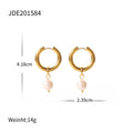 Damen Ohrhänger mit elegantem Perlenanhänger und modernem Design Shop Nory