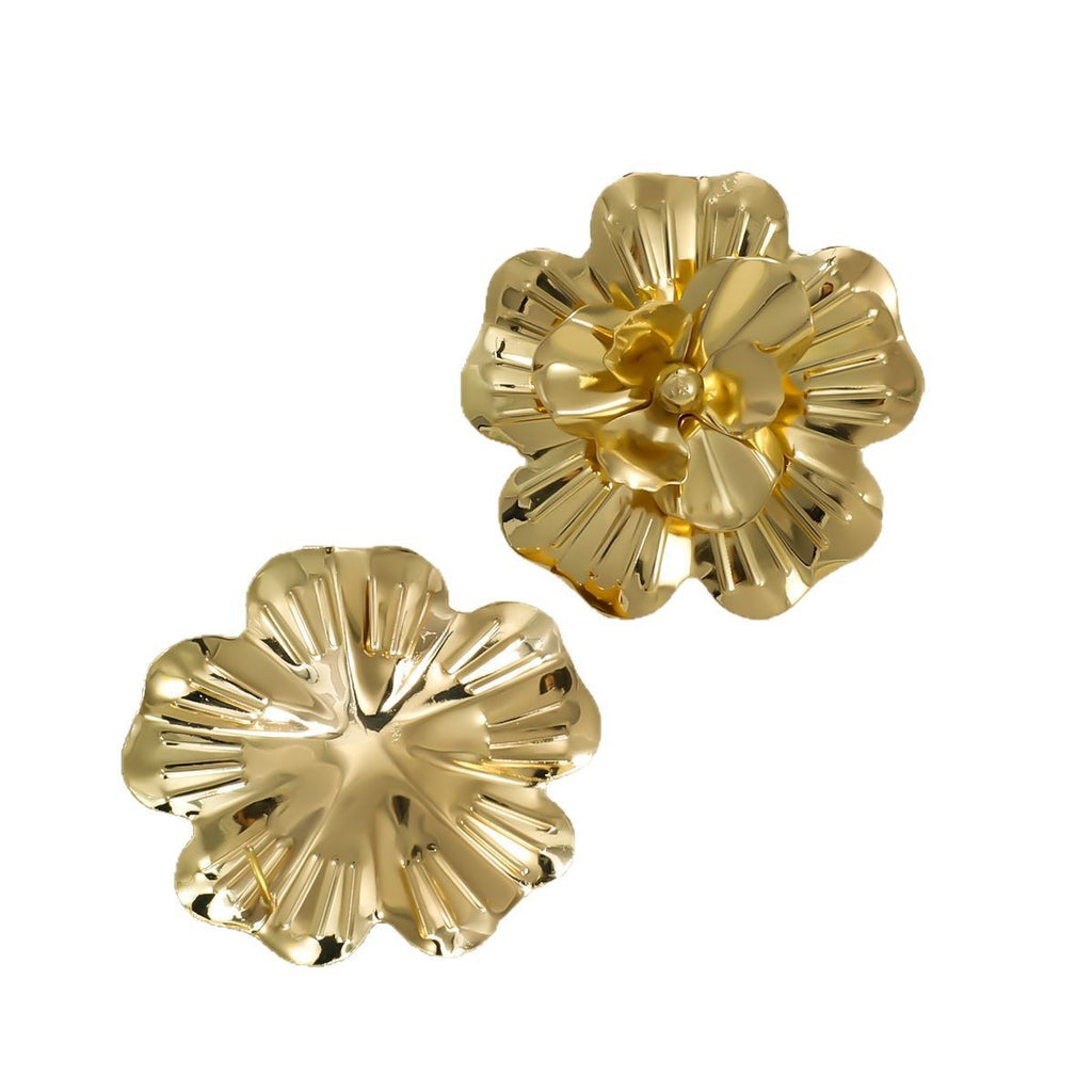Damen Ohrstecker im luxuriösen floralen Design mit Kunstperlen Shop Nory