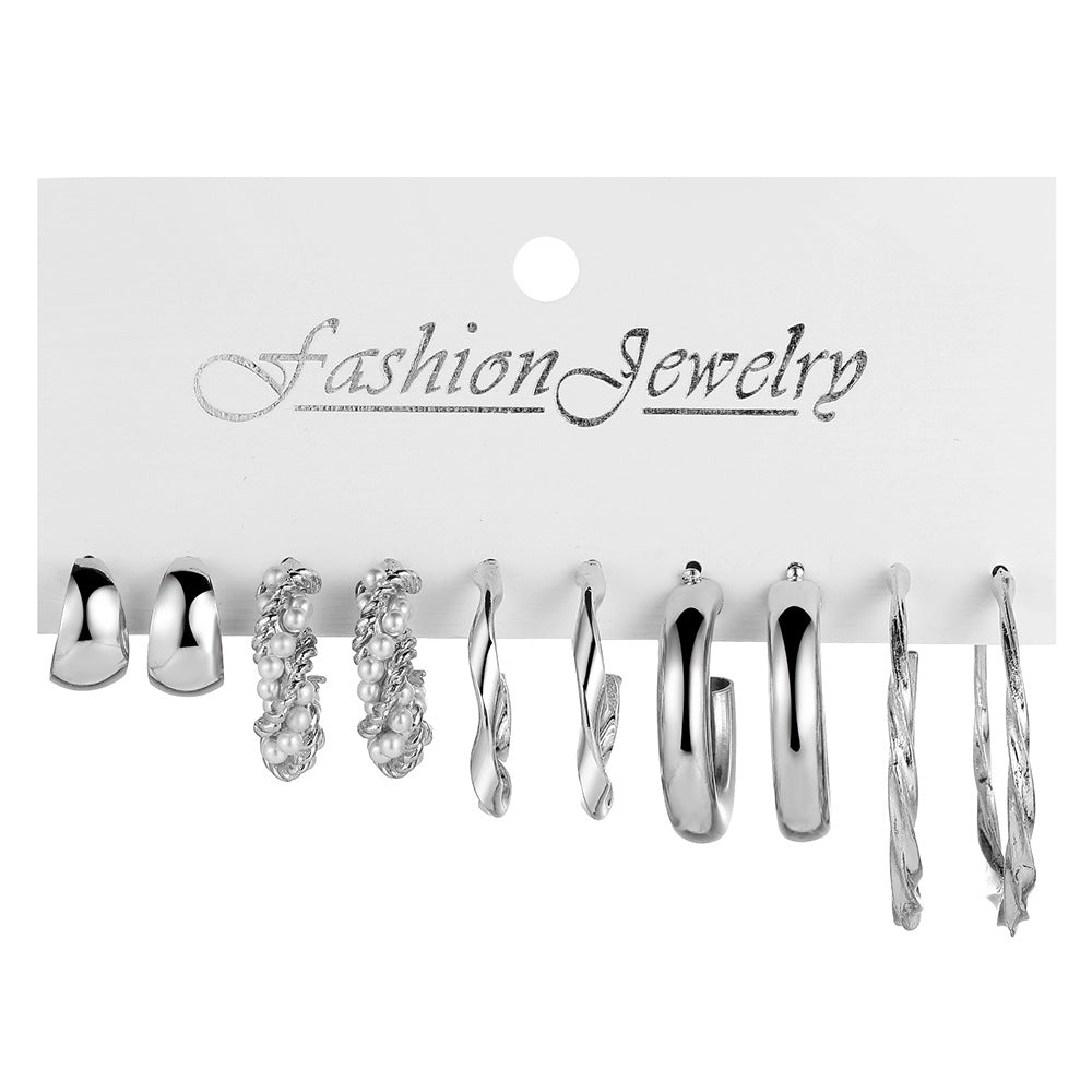 Damen Ohrringe Set mit glänzenden und kreativen Designs Shop Nory