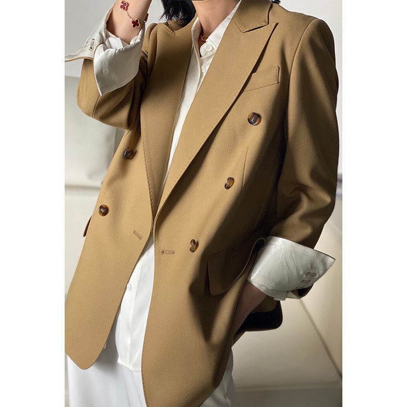 Damen Doppelreiher Wollblazer Shop Nory