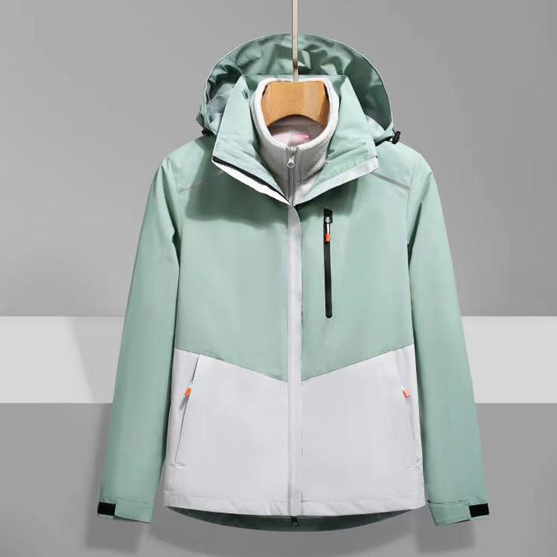Herren Softshell-Outdoorjacke mit Kapuze, wind- und wasserdicht Shop Nory